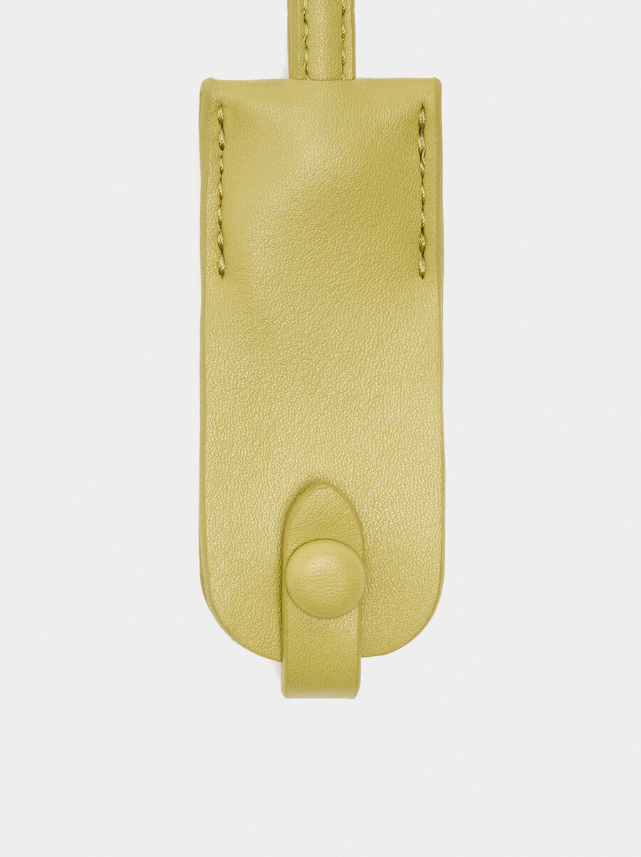 Tote bag with belt and pendant