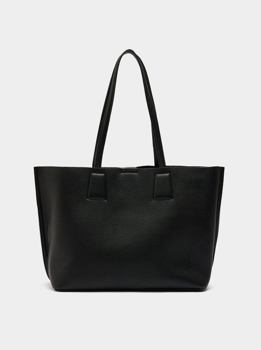 Laptop bag with texture