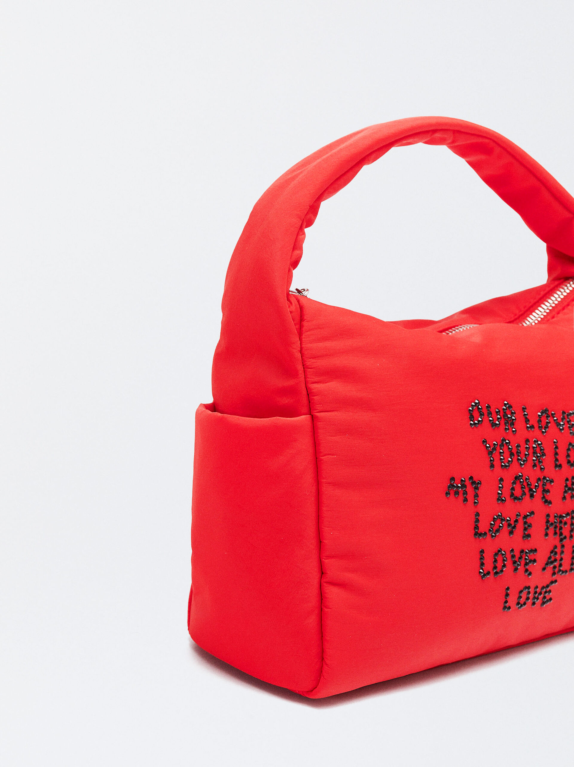 Online Exclusive - Borsa A Spalla In Nylon Love image number 2.0