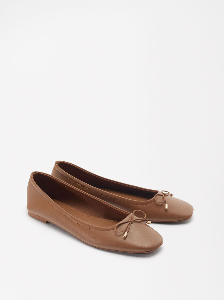 Ballerines avec nœud