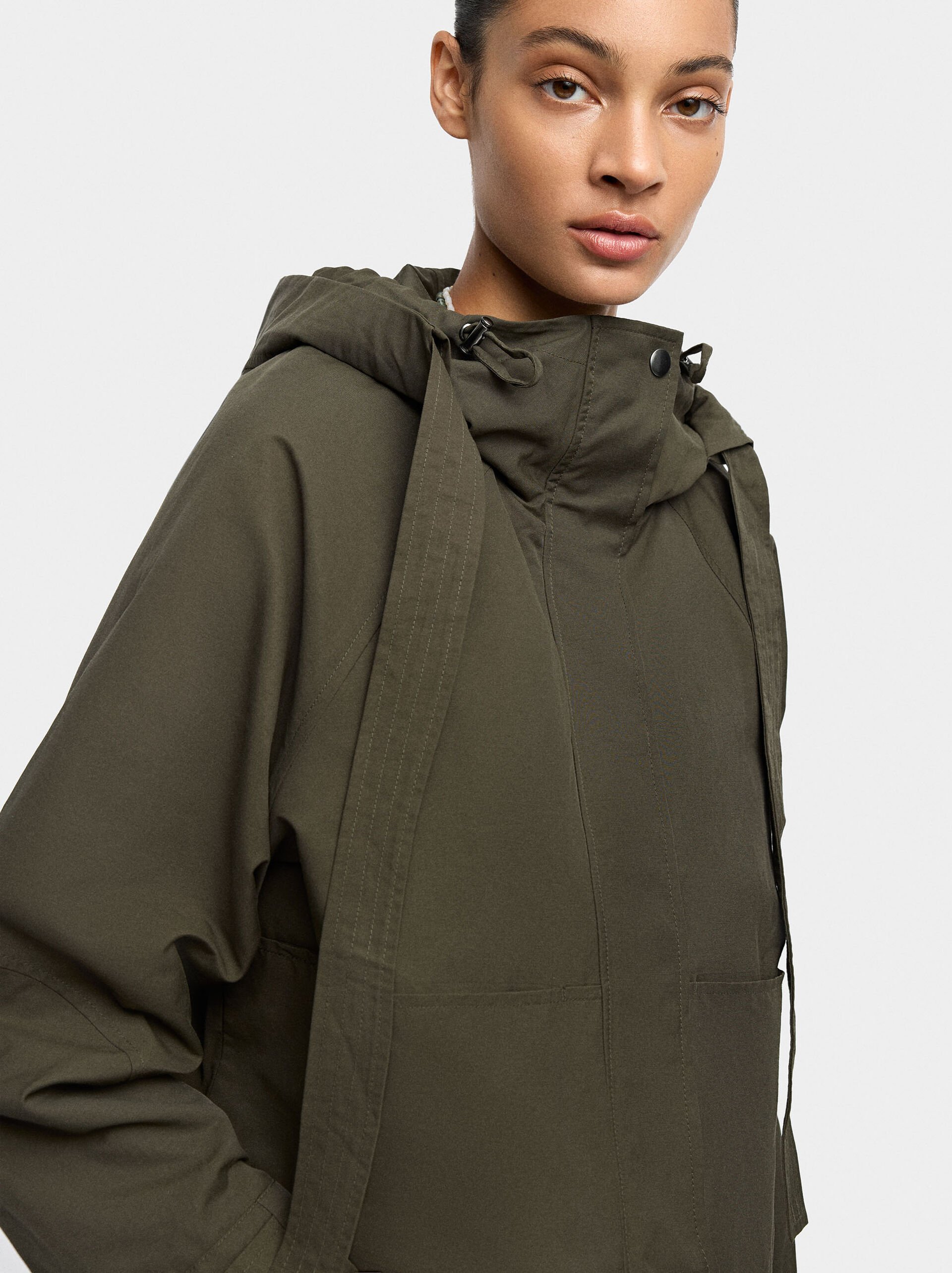 Light parka with hood image number 1.0