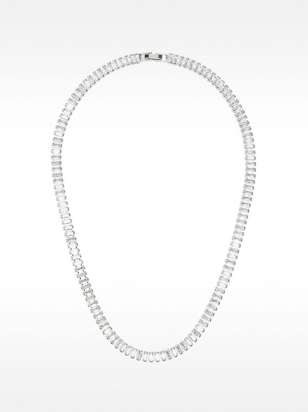 Set di collana e orecchini con zircone