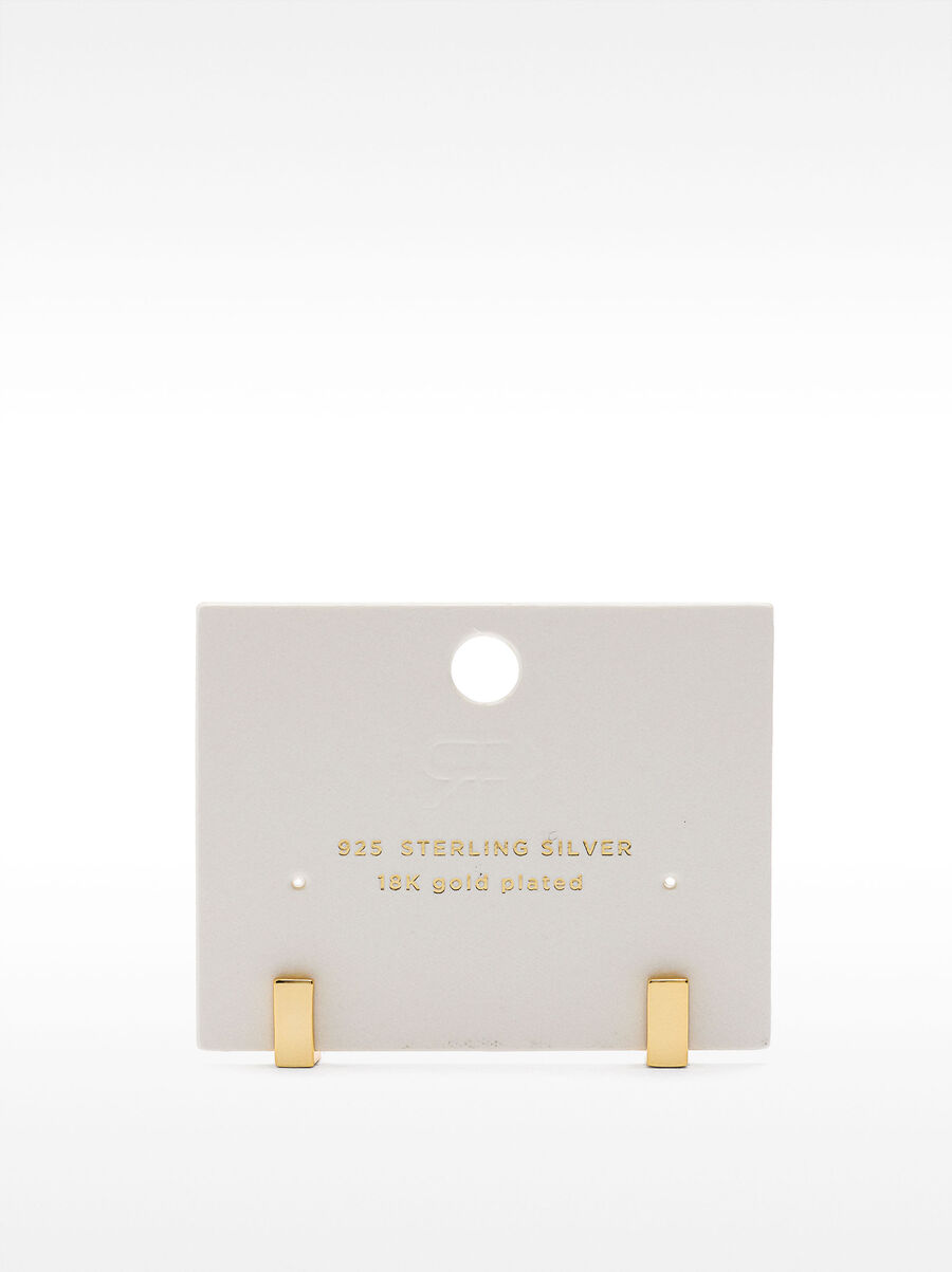 Square hoop earrings - 925 sterling silver