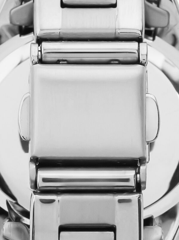 Watch with stainless steel wristband