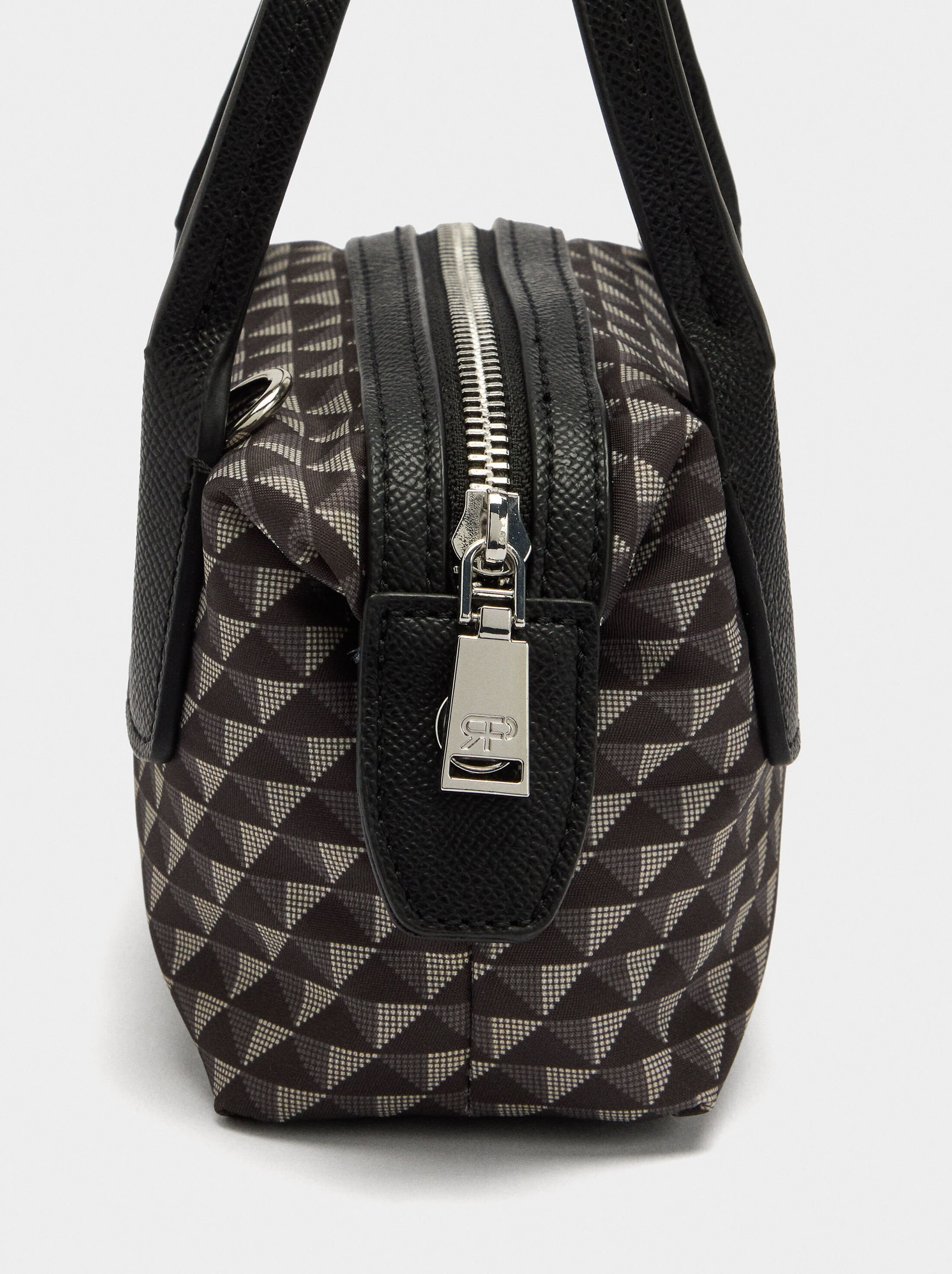 Nylon printed crossbody bag image number 1.0