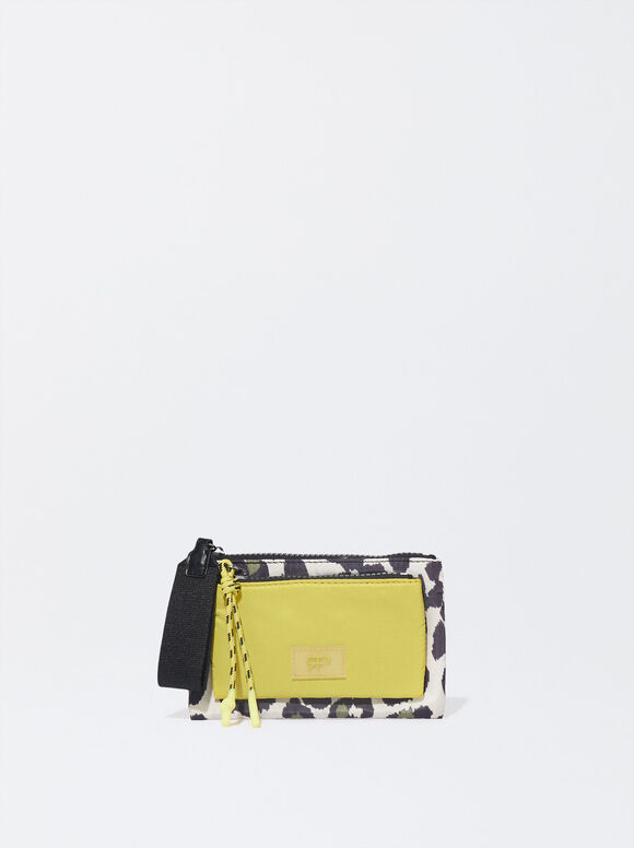 Monedero De Nylon, Amarillo, hi-res