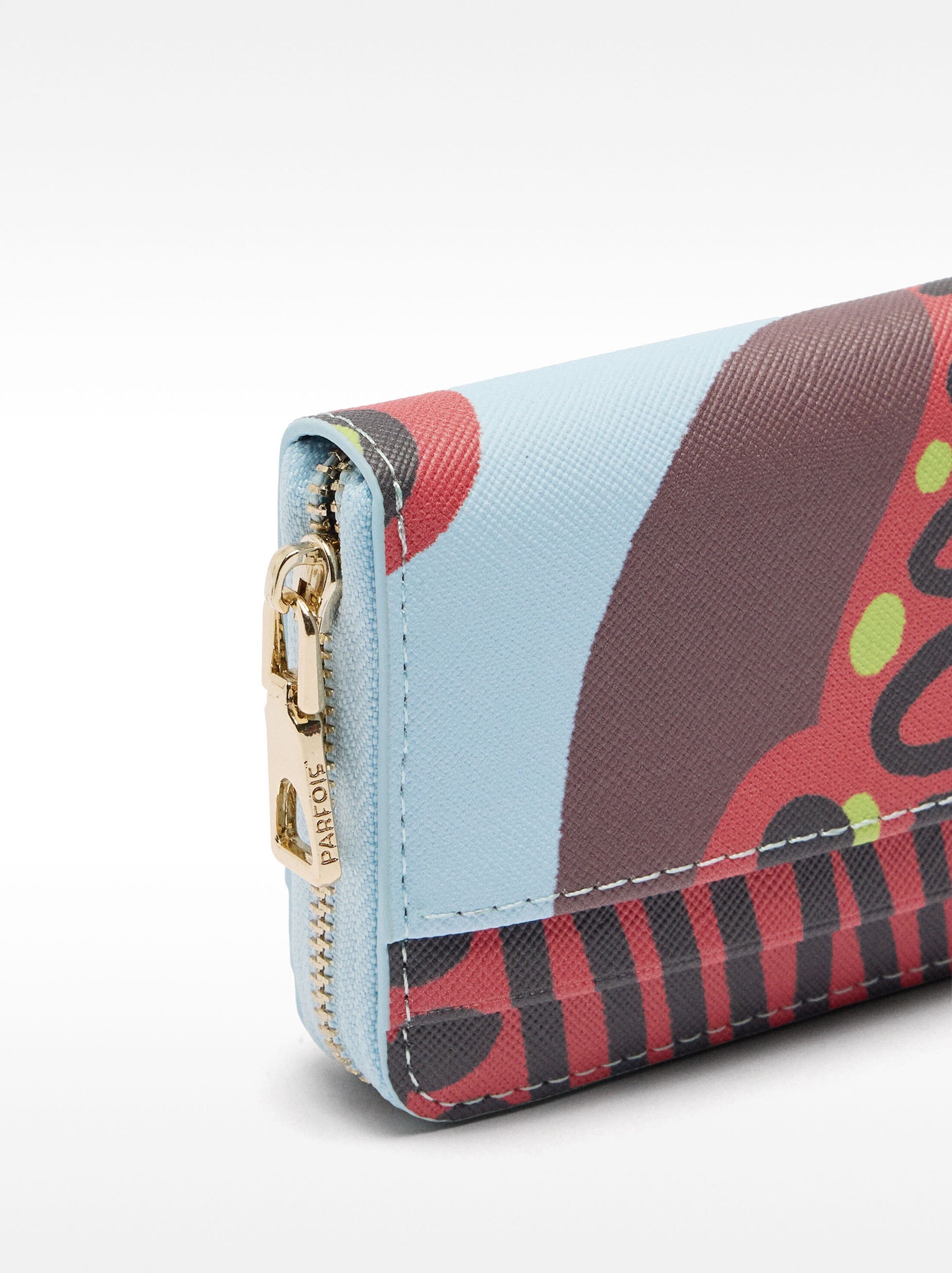 Printed wallet with texture image number 1.0