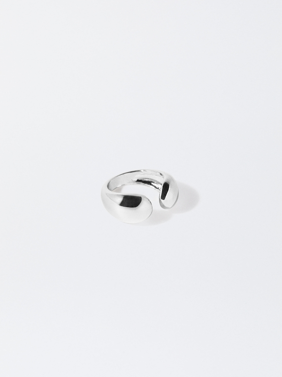 Pinky Finger Silver Ring, Silver, hi-res