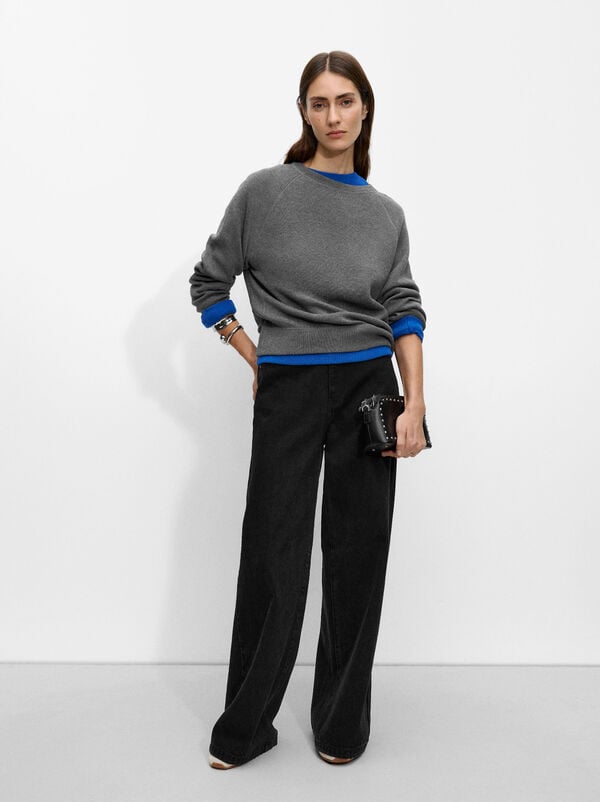 100% cotton sweater