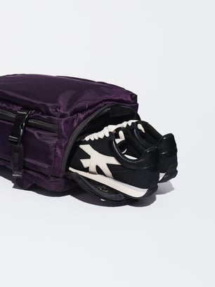 Nylon Cabin Backpack, Purple, hi-res