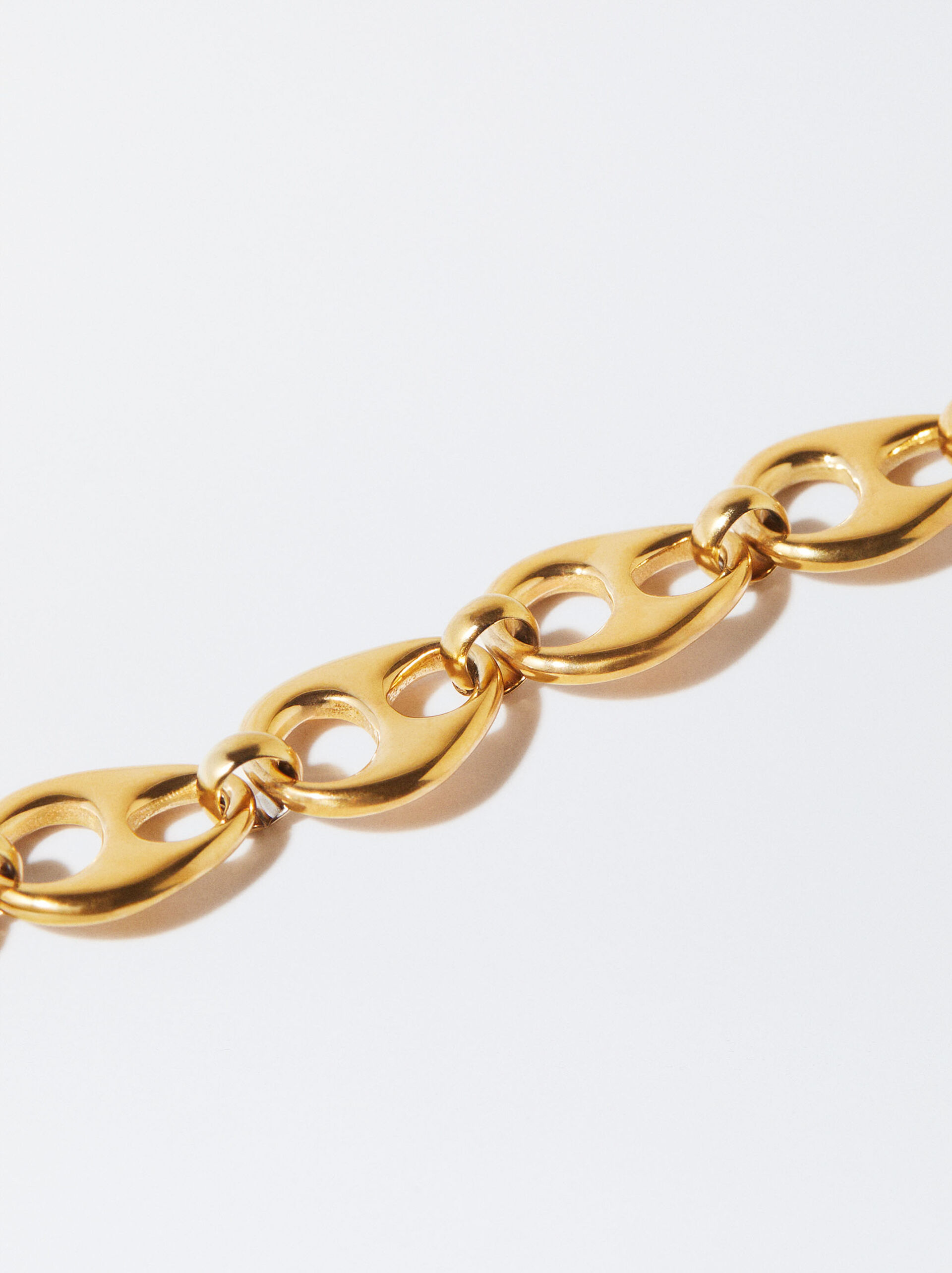 Stainless Steel Golden Bracelet image number 2.0