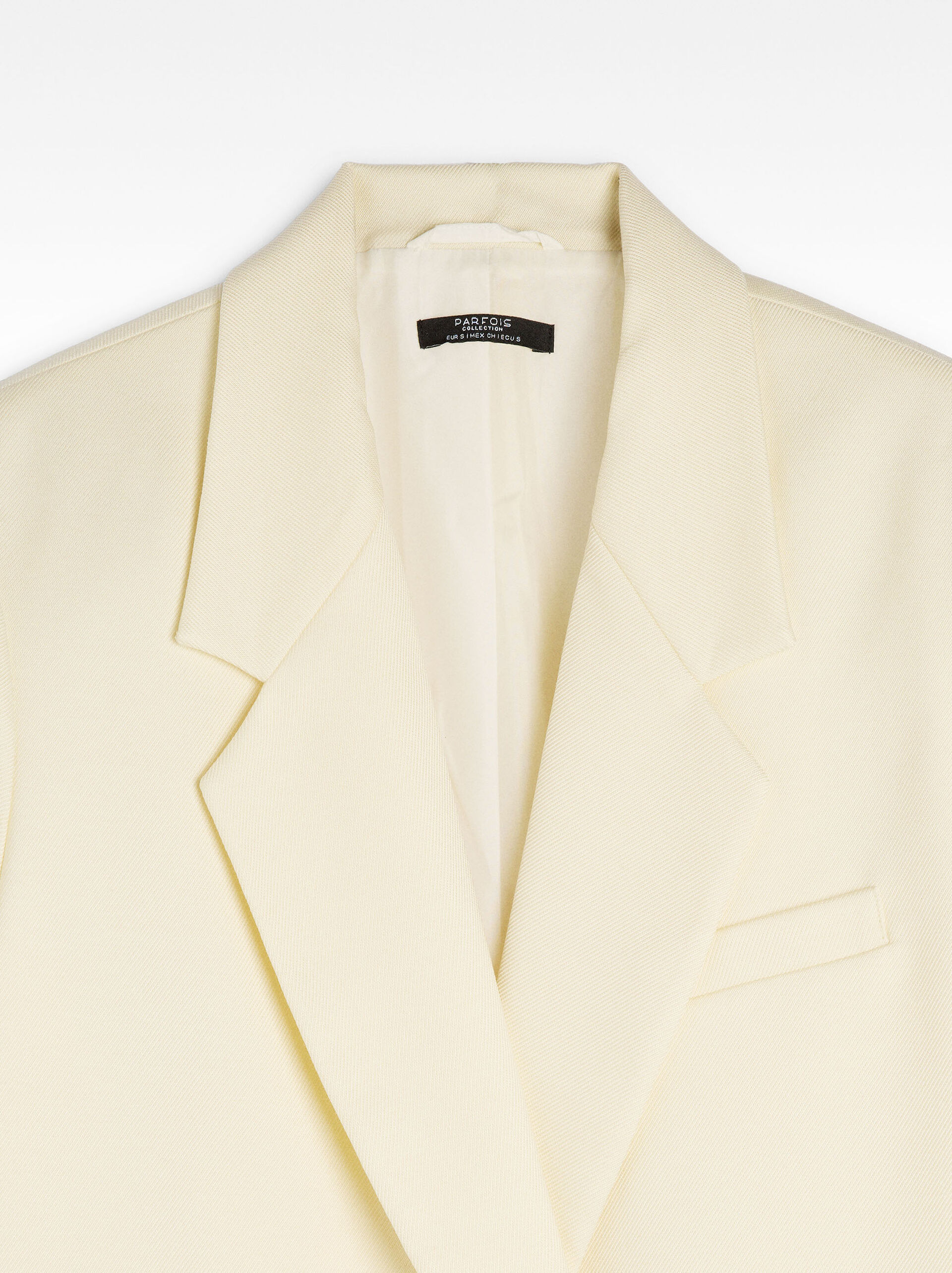 Langer Blazer mit Schulterpolstern image number 8.0