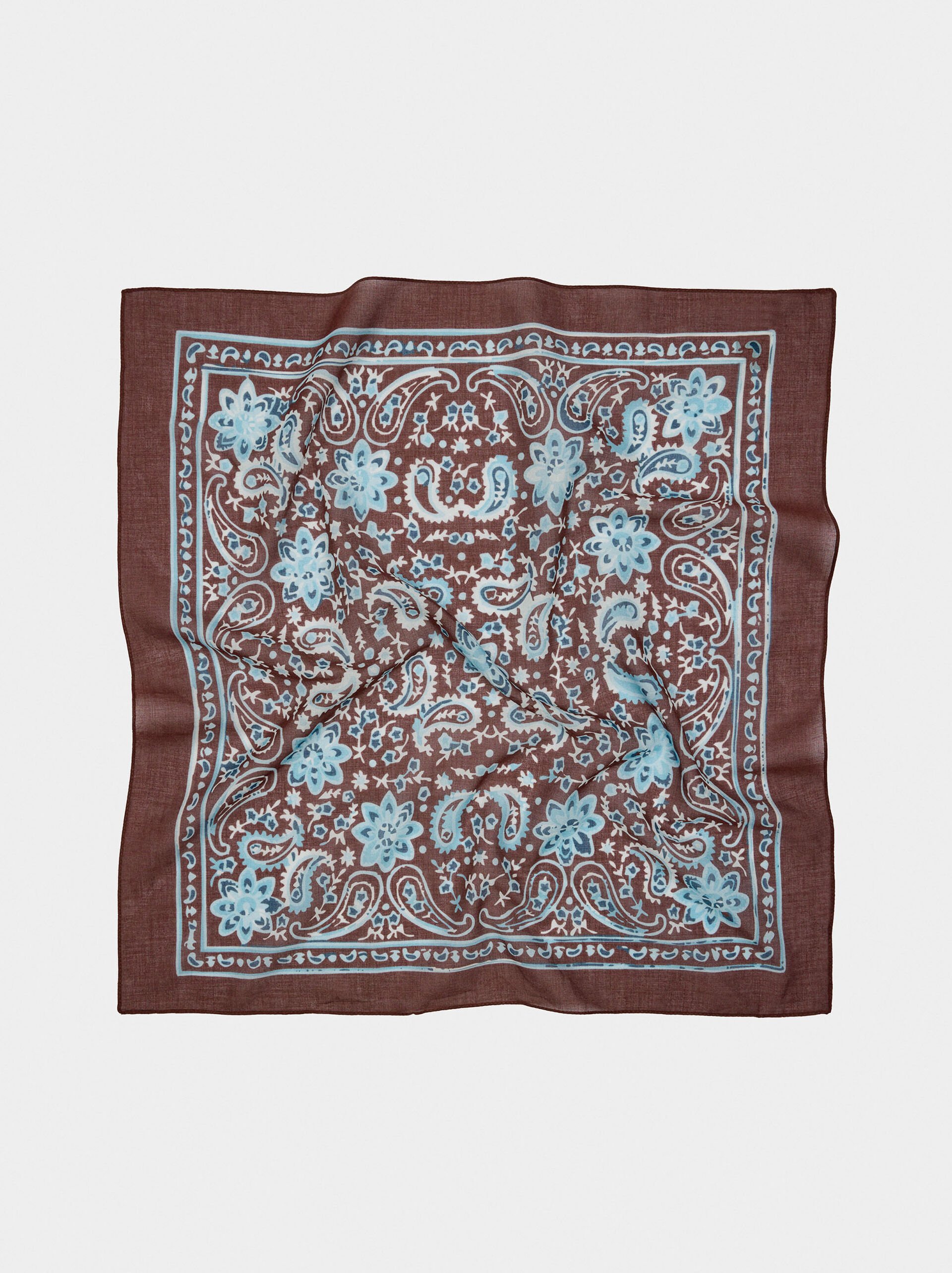 Foulard multifonctionnel imprimé 100% coton image number 0.0