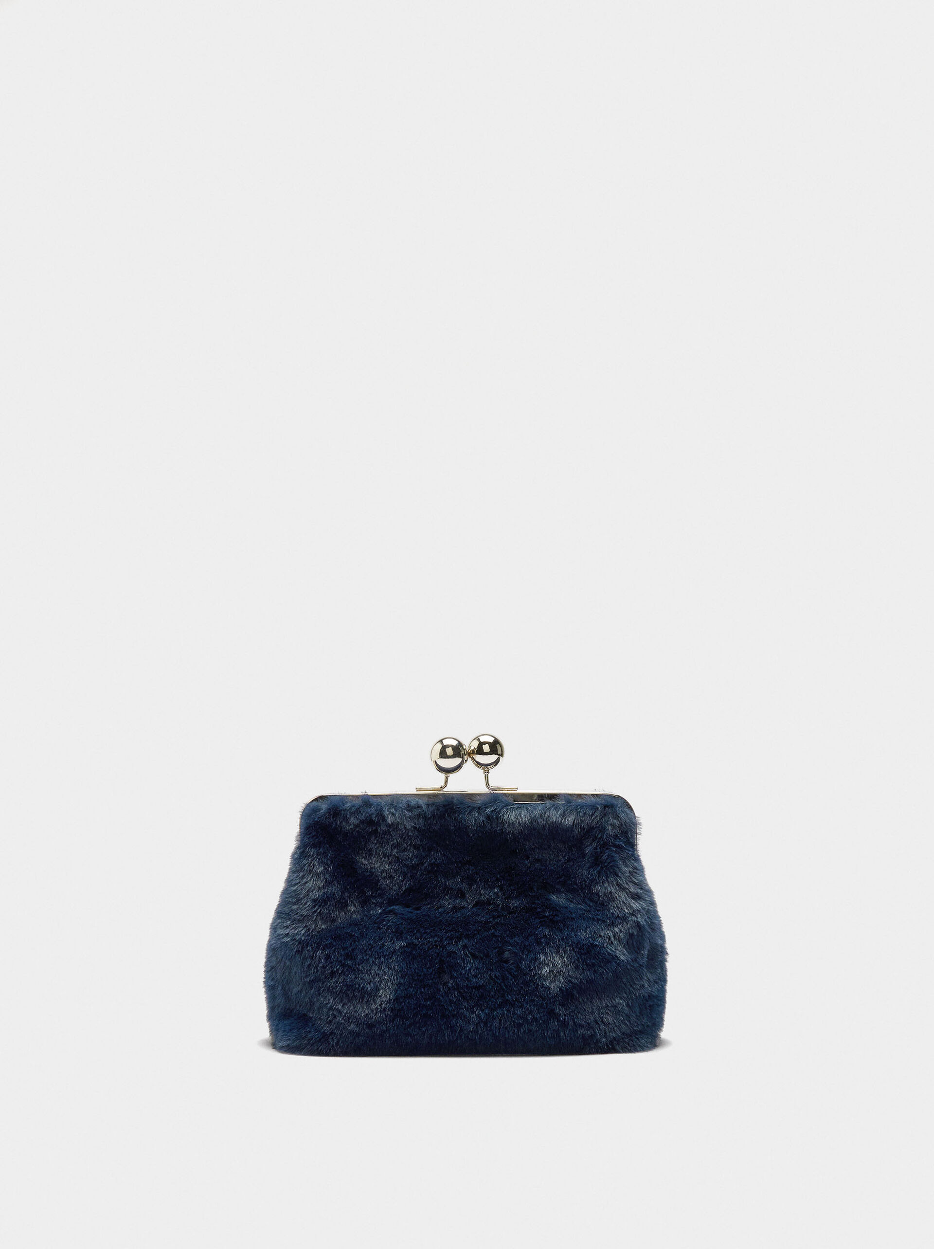 Party bag with fur effect image number 0.0