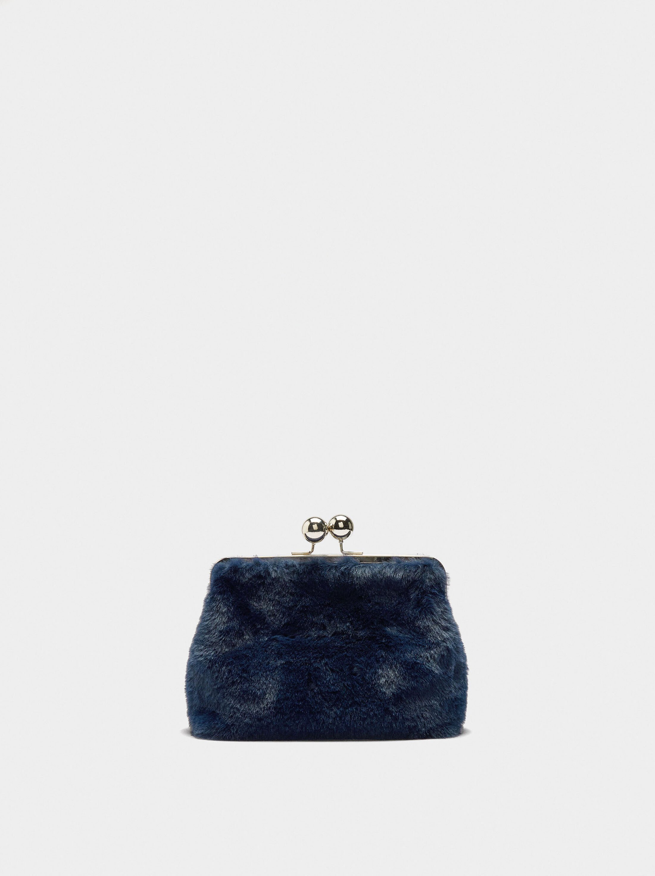 Party bag with fur effect image number 0.0