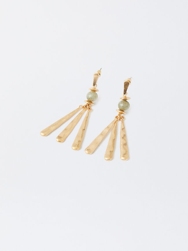 Long Earrings With Stone image number 1.0