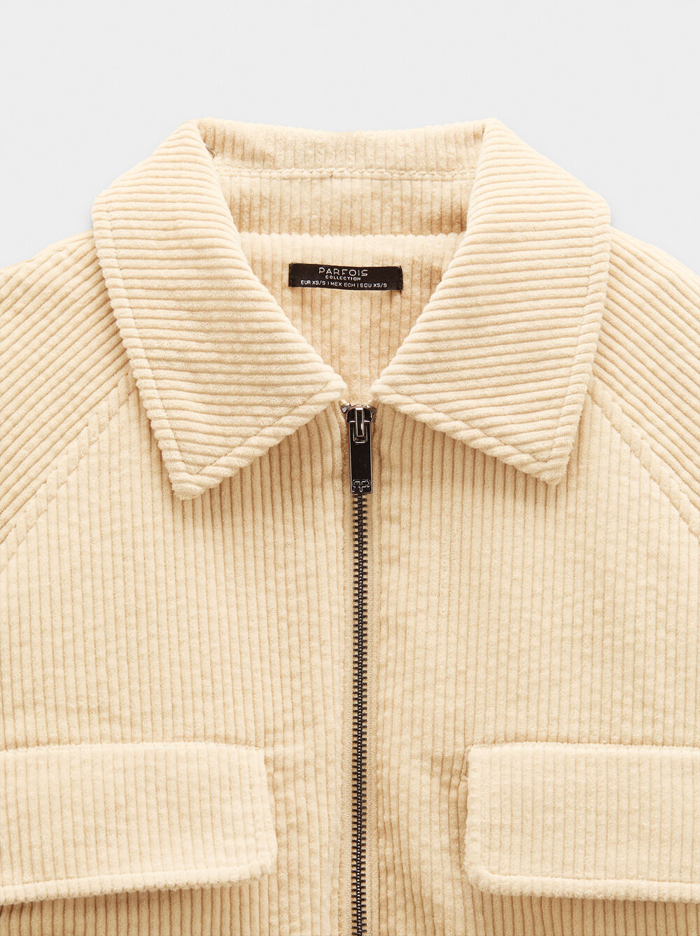 Corduroy jacket with 100% cotton