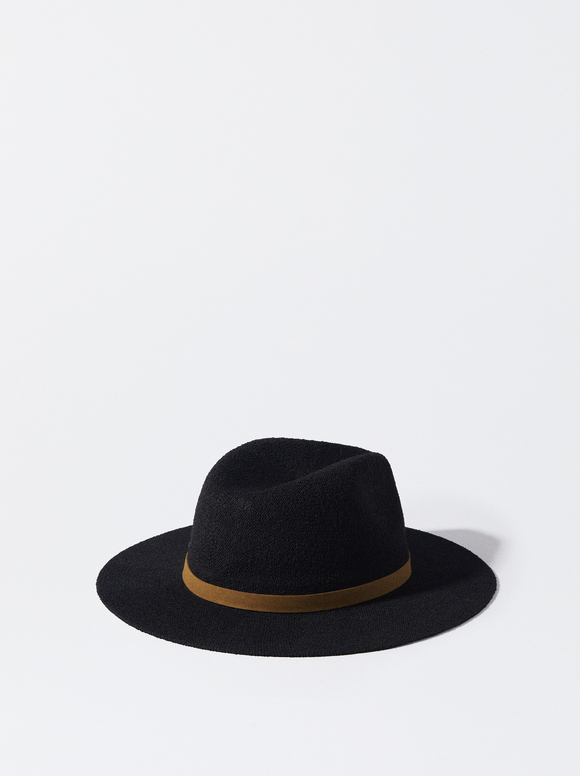 Knit Hat, Black, hi-res