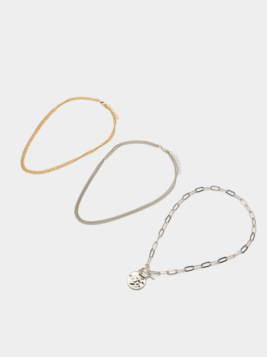 Set of short necklaces