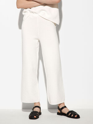 Ribbed Knit Trousers