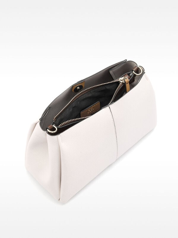 Crossbody bag with texture