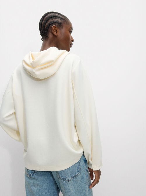 Bedrucktes Sweatshirt mit Kapuze