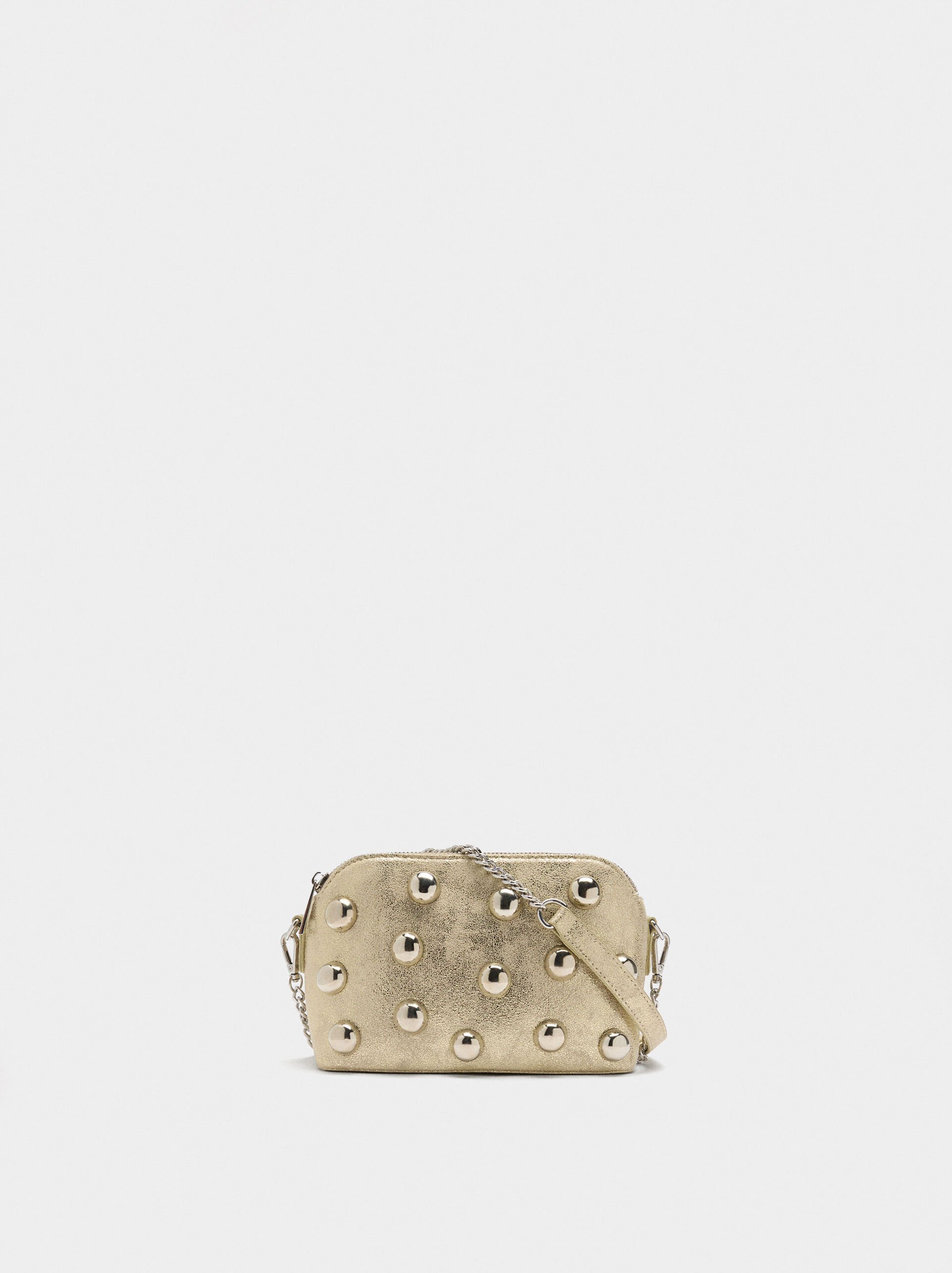 Crossbody bag with metallic spheres image number 0.0