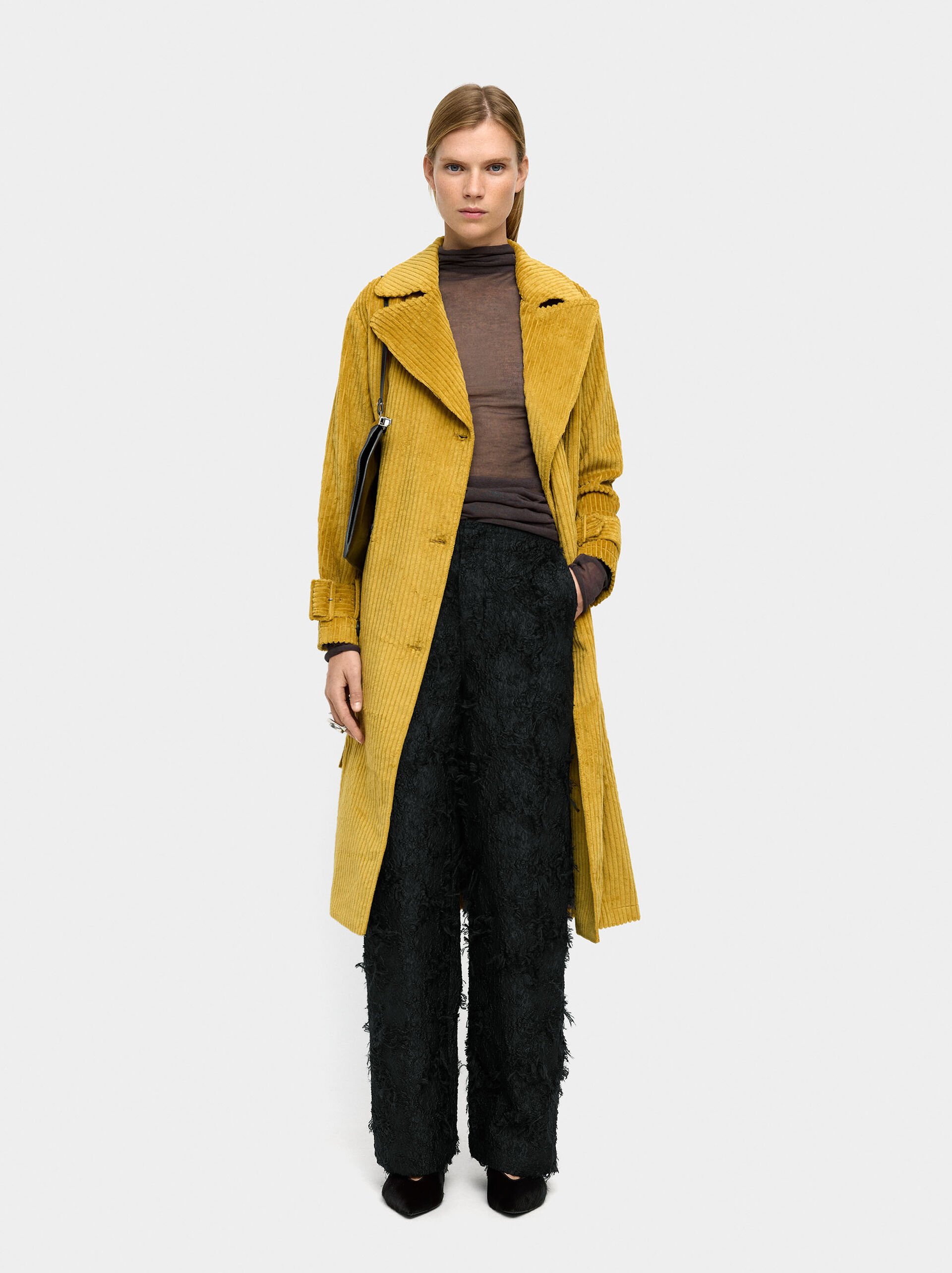 Trousers with cotton texture image number 0.0