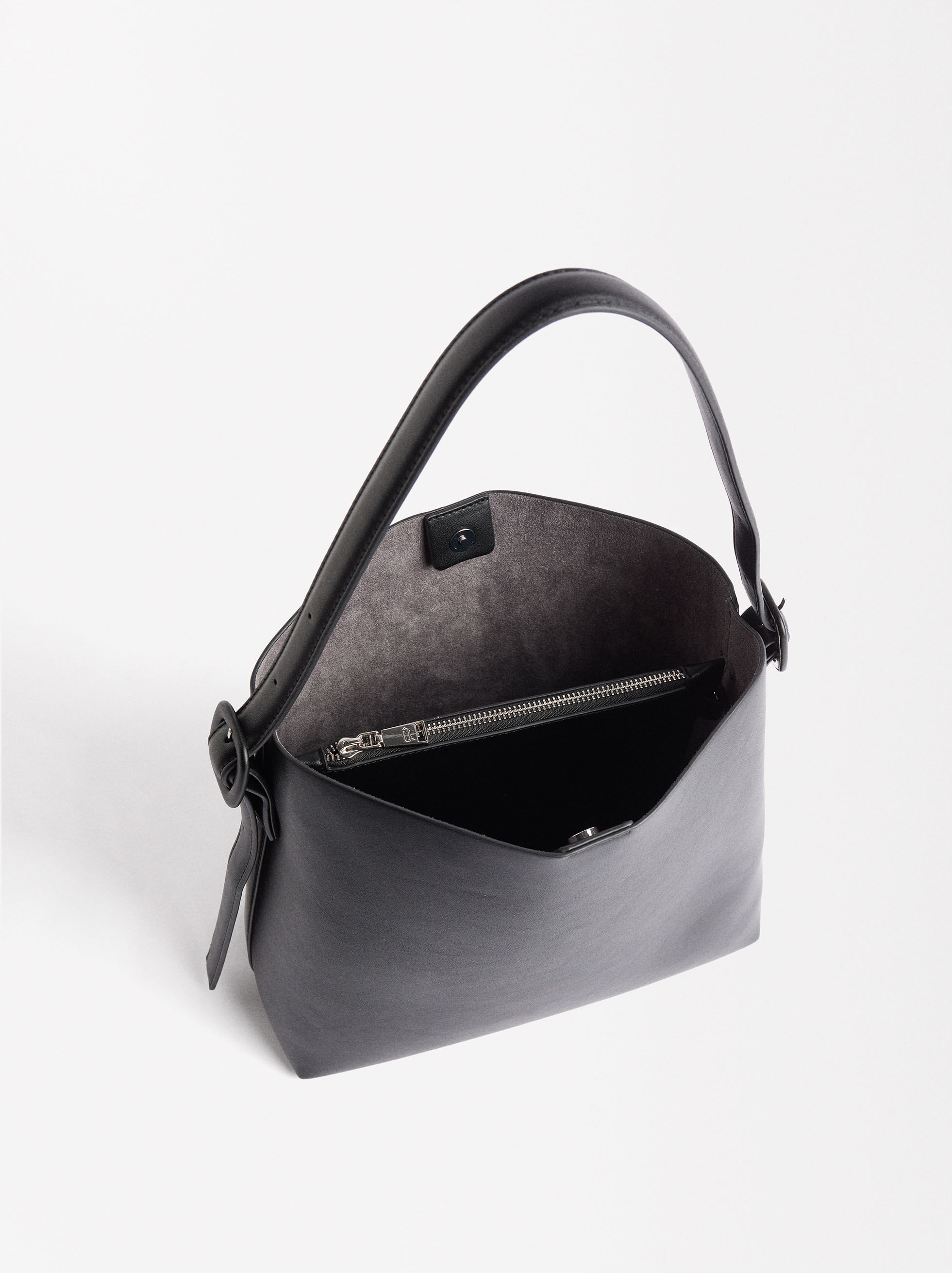 Shoulder bag with removable bag Beige | Parfois Estonia