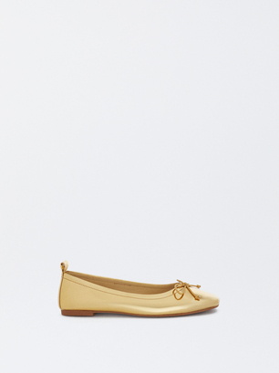 Ballerinas With Bow, Golden, hi-res