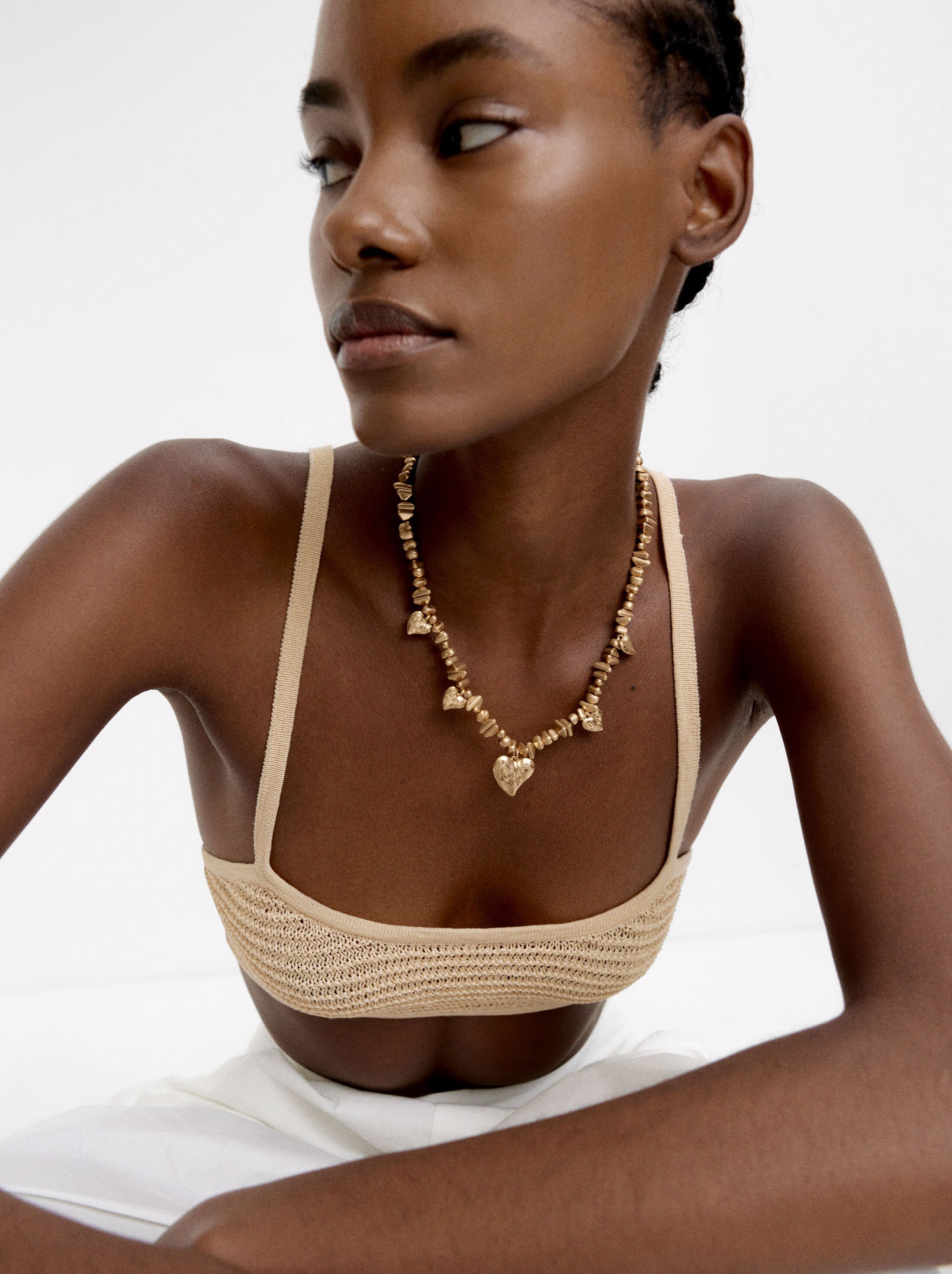 Collar curt amb cors image number 1.0