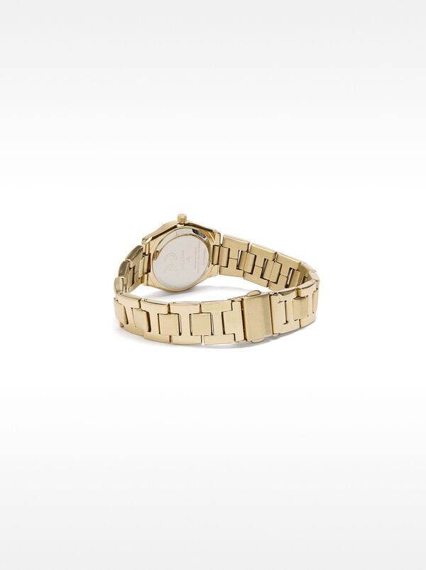 Watch with stainless steel wristband