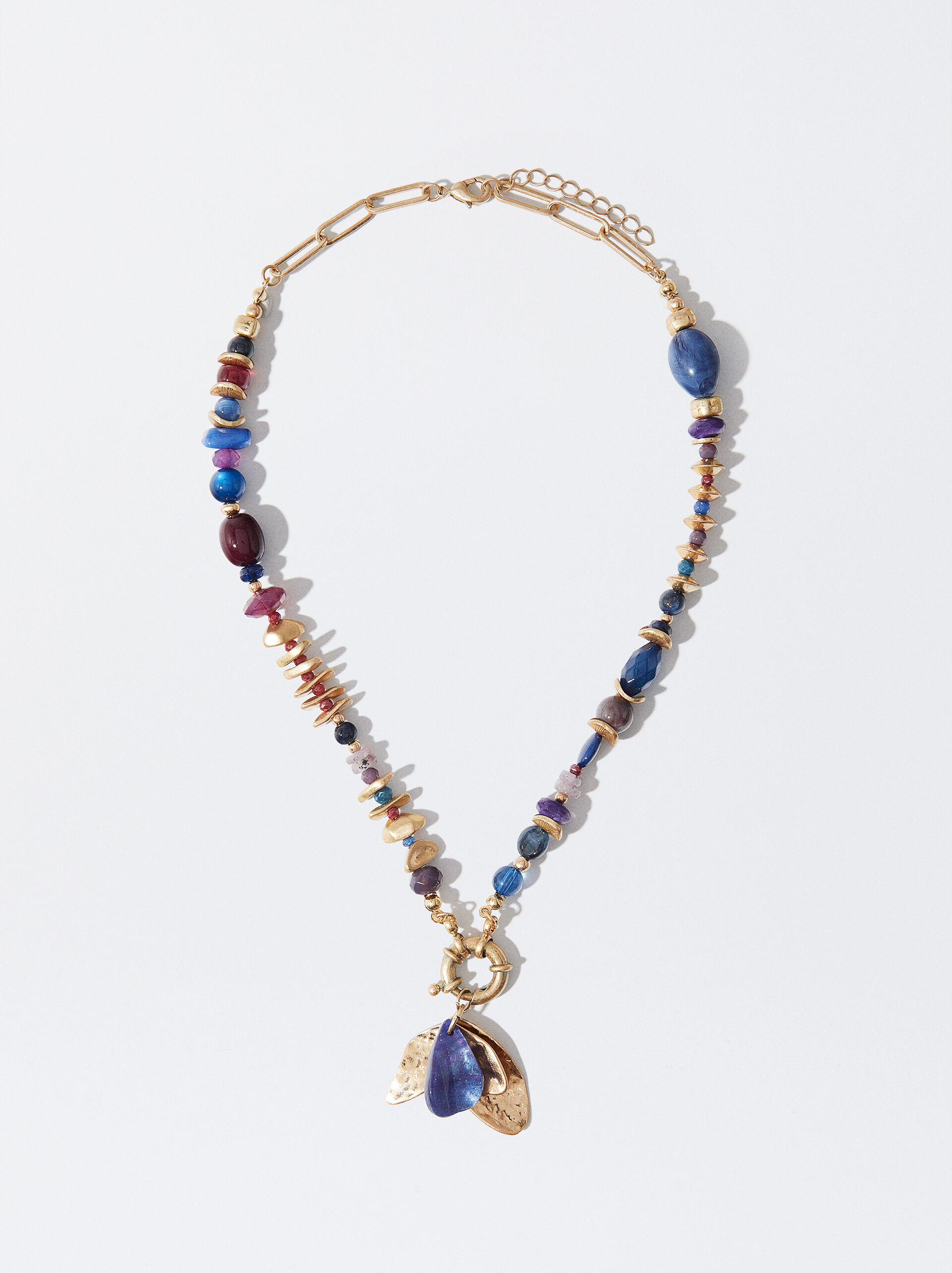 Necklace With Semiprecious Stone image number 0.0