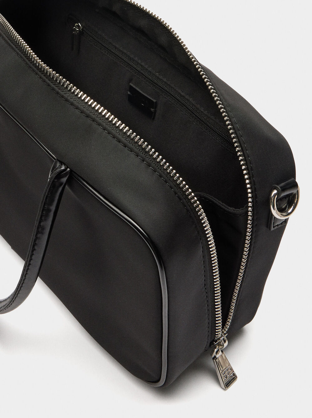 Borsa bowling in nylon con penduro