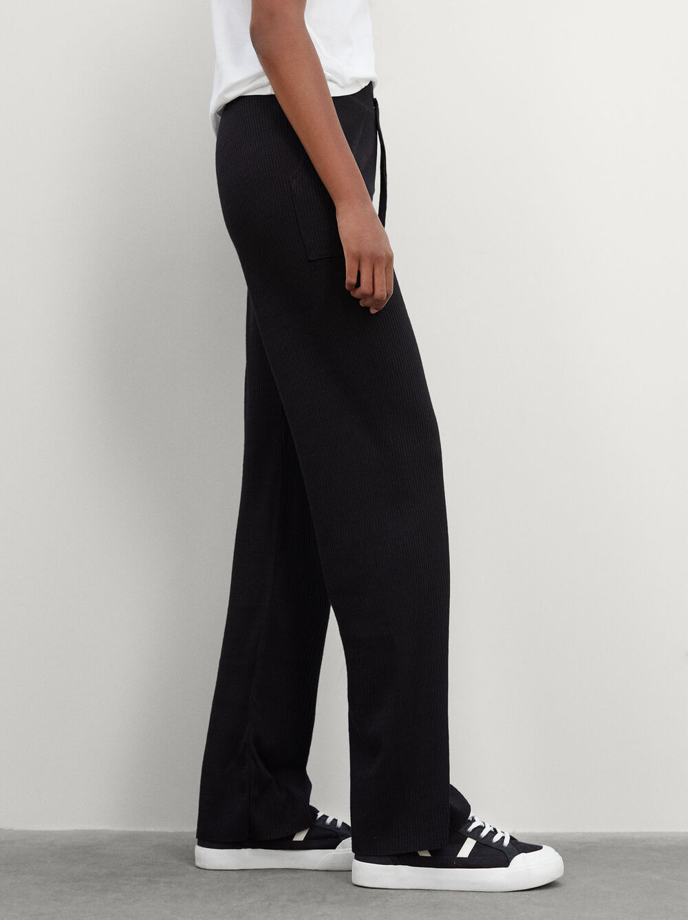 Knit Straight Trousers