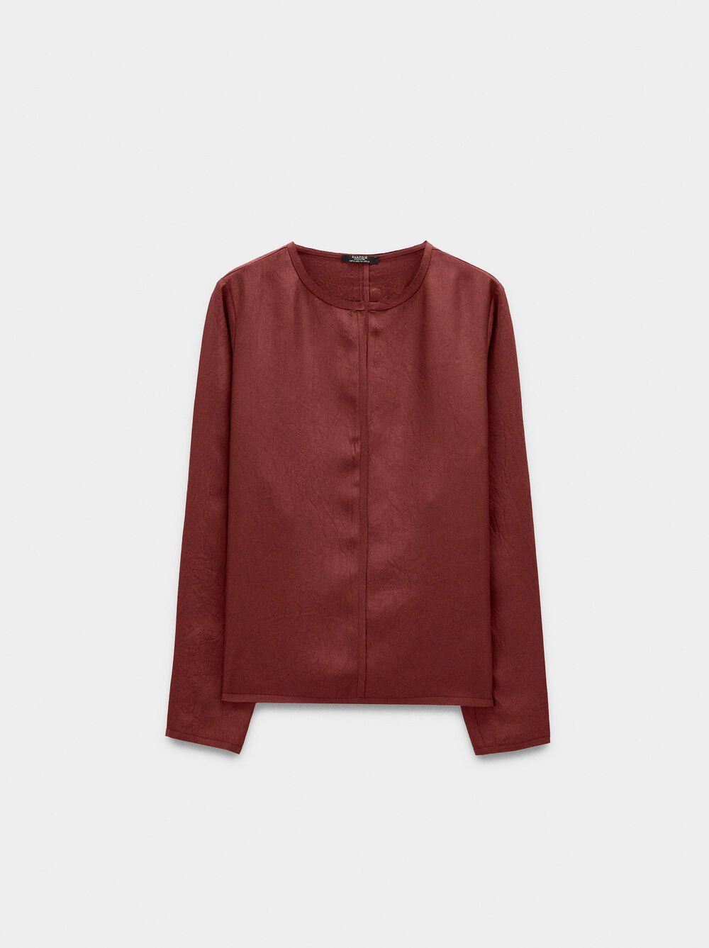 Wrinkled effect blouse