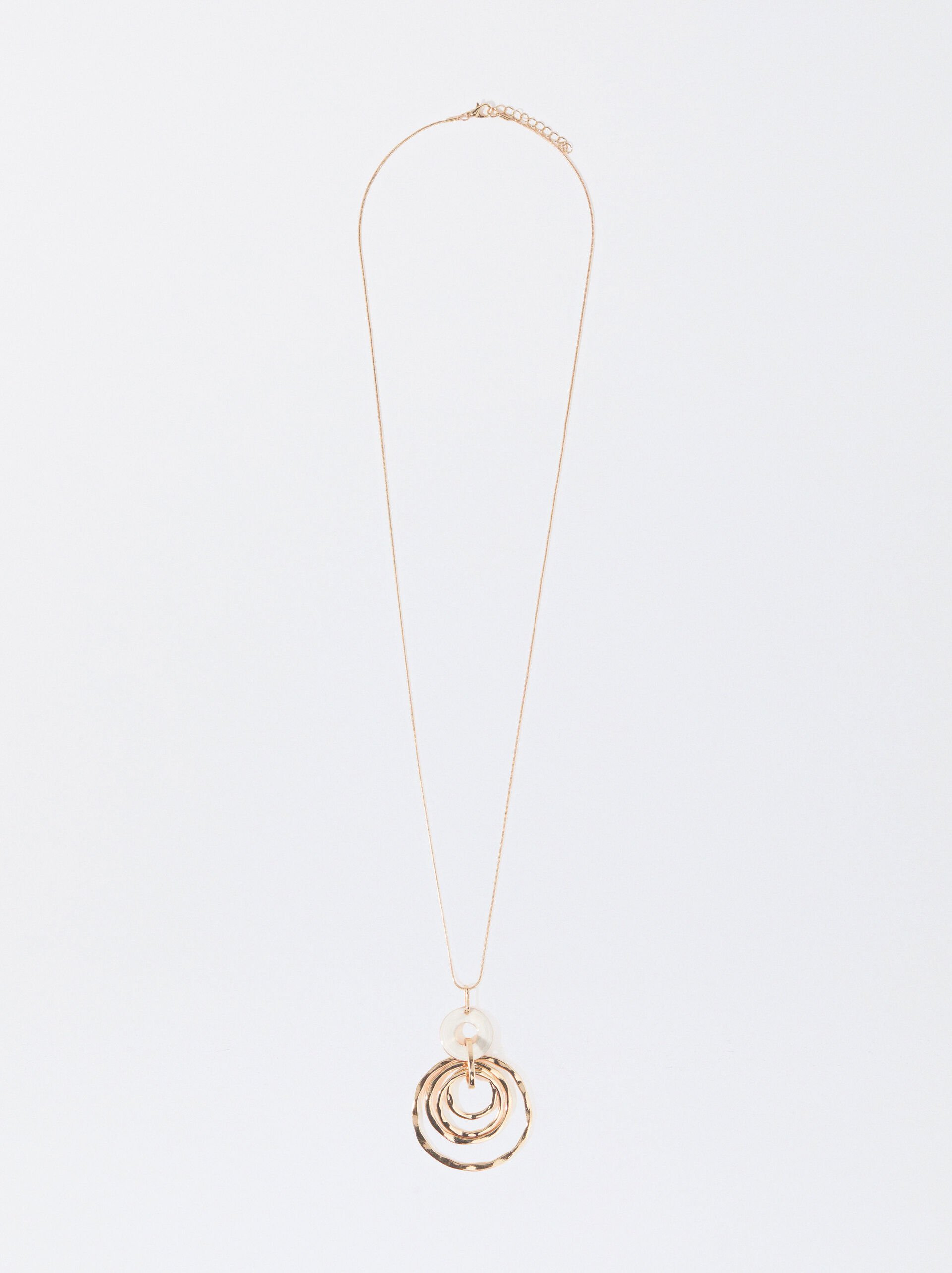 Golden Necklace With Pendant image number 0.0