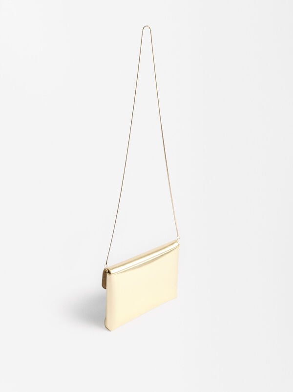 Metallic party clutch