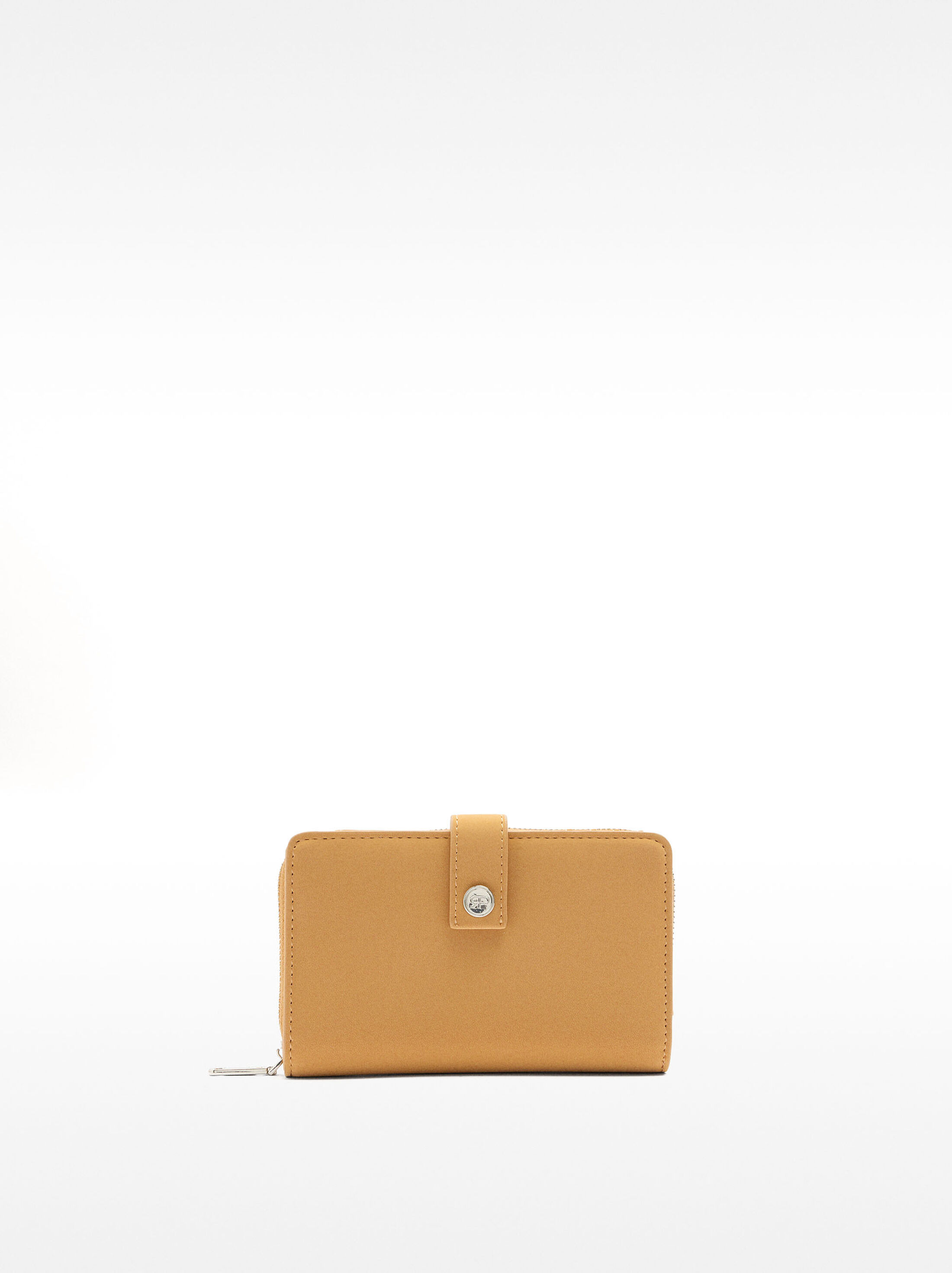 Porta-moedas com textura suave image number 0.0