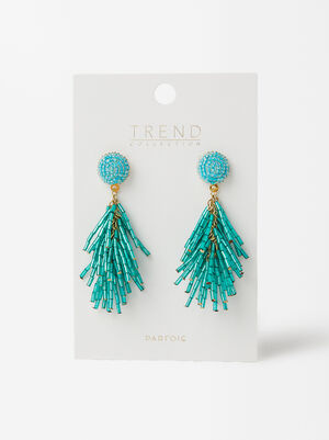Beads Maxi Earrings image number 2.0