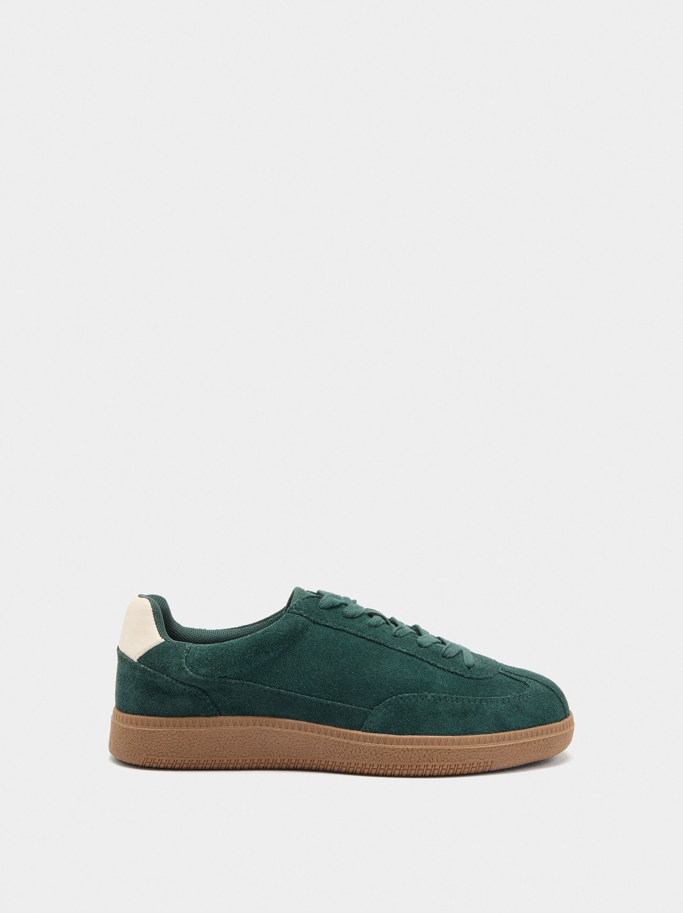 Suede leather sneakers image number 1.0