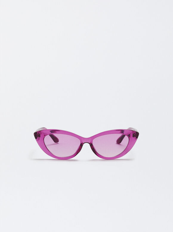 Cat Eye Sunglasses, Pink, hi-res