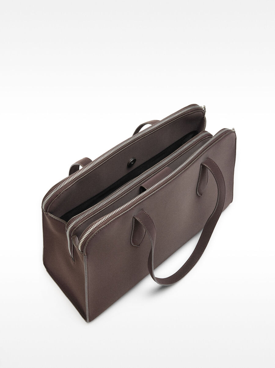 Bag for laptop with soft texture