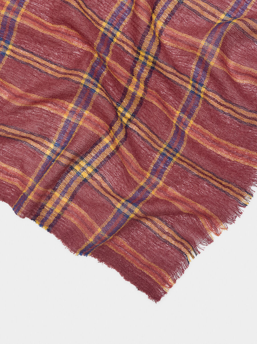 Pashmina estampada con lana