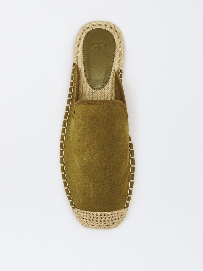 Online Exclusive - Leather And Jute Espadrilles image number 3.0