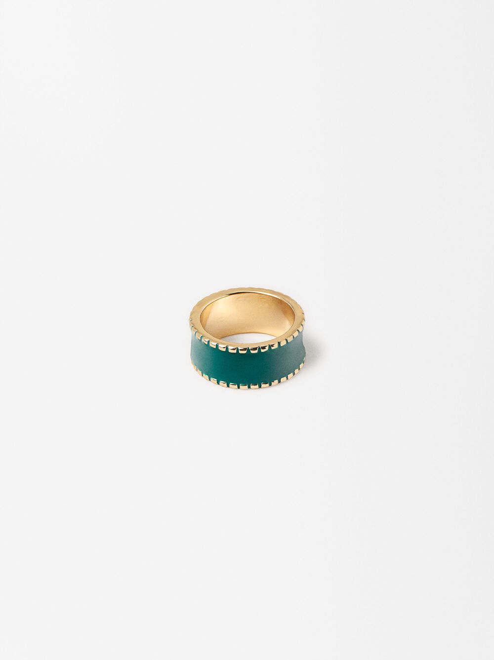 Enamel Gold-Toned Ring