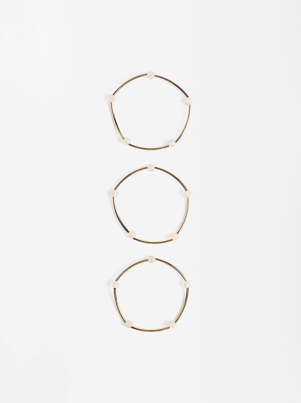 Set of segmented bracelets