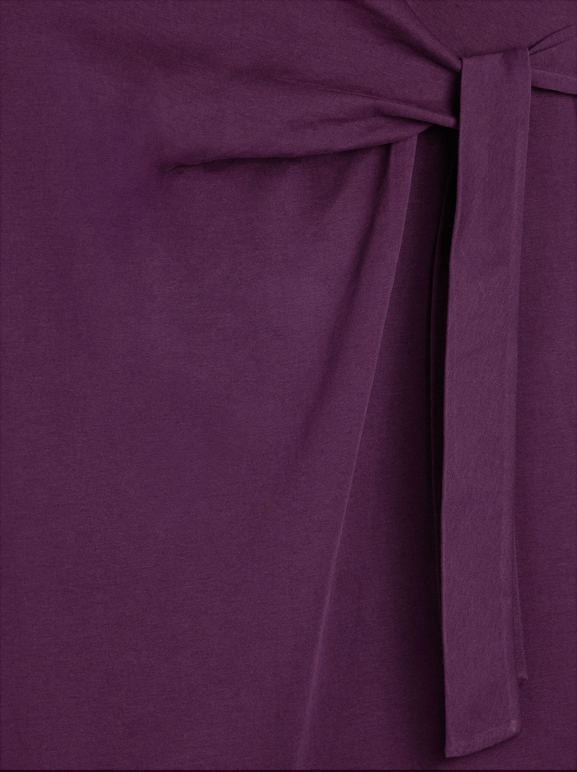 Draped dress 100% cotton image number 4.0