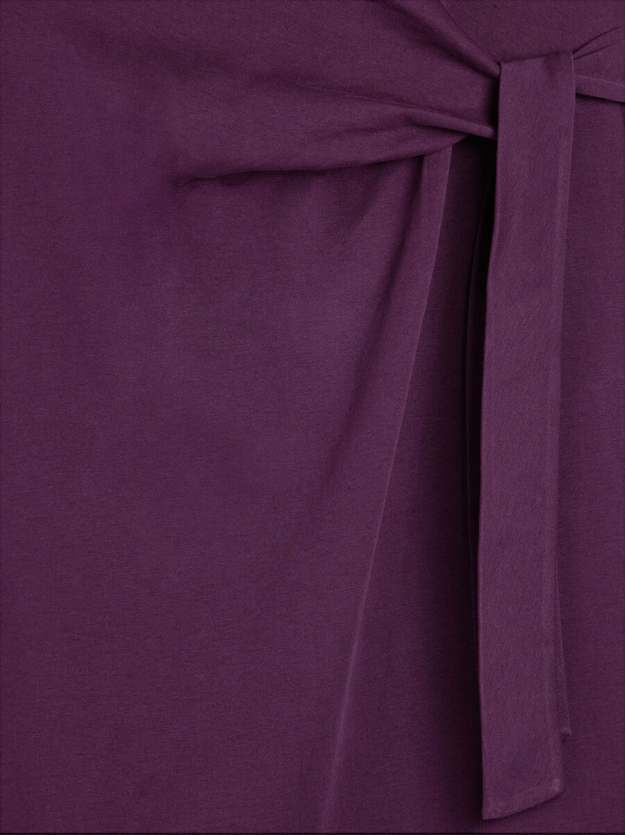 Draped dress 100% cotton