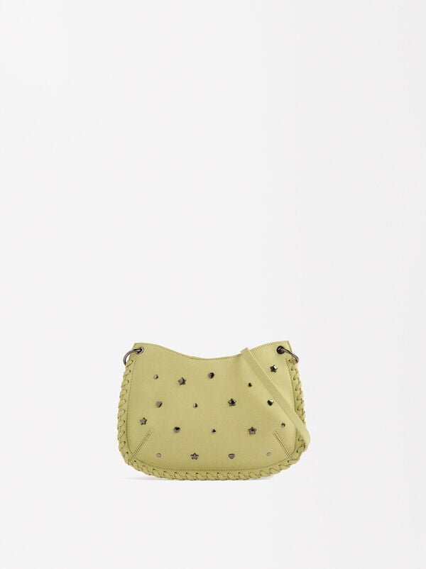 Shoulder bag with studs